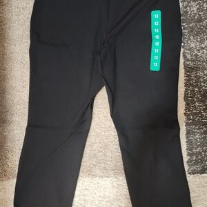 Banana Republic Black Ponte Pants, Size 12